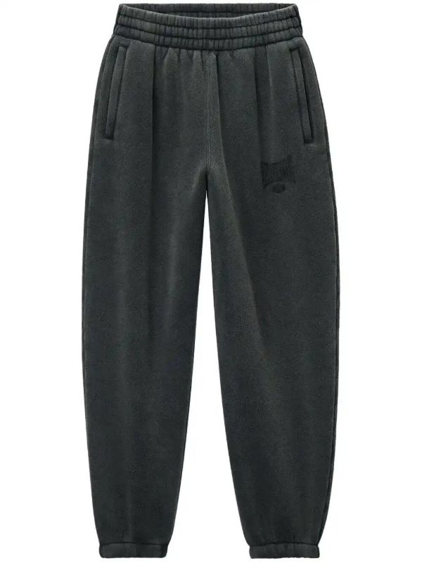 browns Alexander Wang Logo-Print Terry Track Pants | Browns Sweatpants