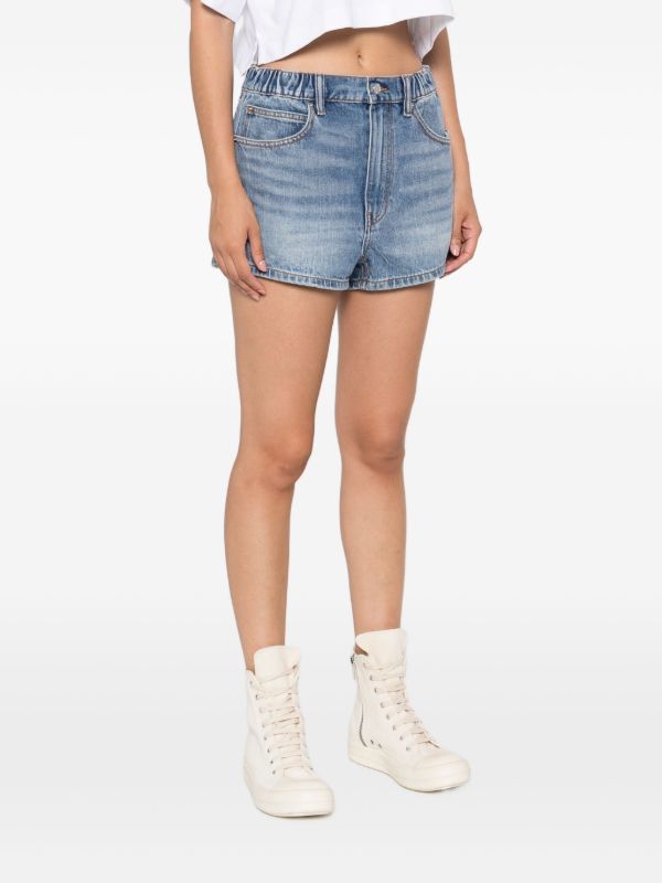 Browns Alexander Wang Marathon Denim Shorts | Browns Denim Shorts