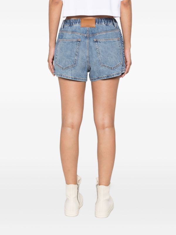 Browns Alexander Wang Marathon Denim Shorts | Browns Denim Shorts