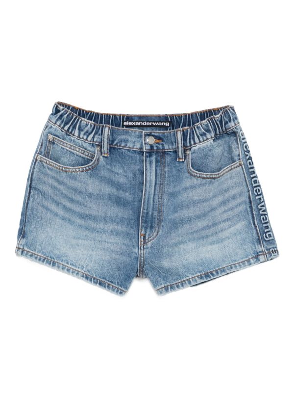 browns Alexander Wang Marathon denim shorts | Browns Denim Shorts