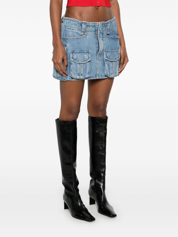 Browns Alexander Wang Mid-Rise Mini Skirt | Browns Full Skirts