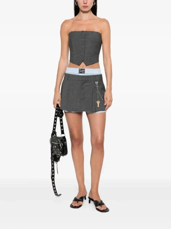 Browns Alexander Wang Pleated Shorts | Browns Short & Mini Shorts