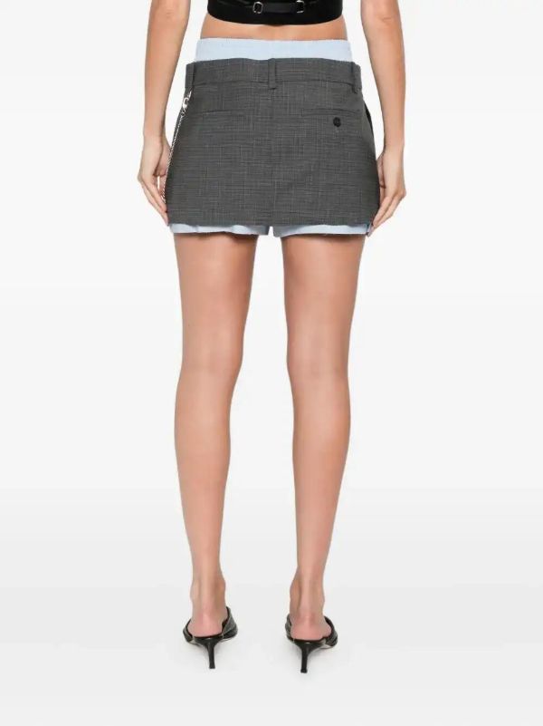 Browns Alexander Wang Pleated Shorts | Browns Short & Mini Shorts