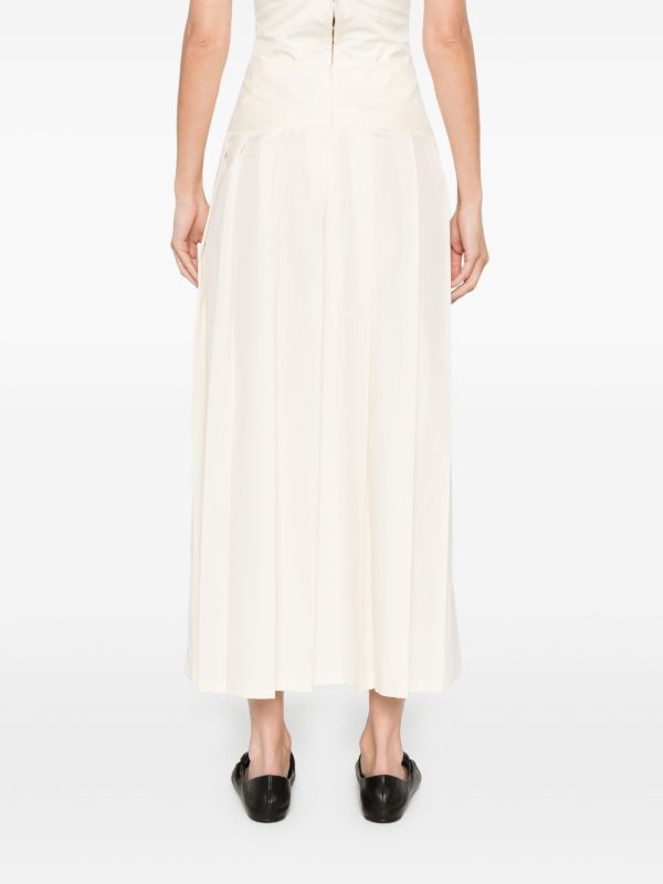 Browns ALFIE Pleated Midi Skirt | Browns Pleated Skirts