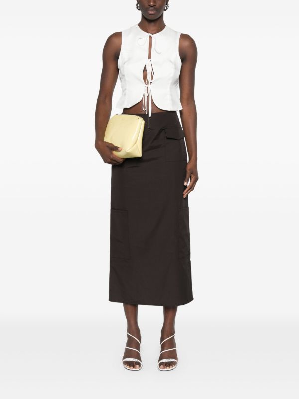 Browns ALFIE Valletta Midi Skirt | Browns Straight Skirts