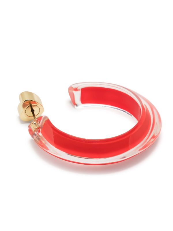 Browns Alison Lou Gold-Plated Jelly Small Hoop Earrings | Browns Earrings
