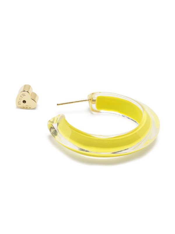 Browns Alison Lou Gold-Plated Jelly Small Hoop Earrings | Browns Earrings