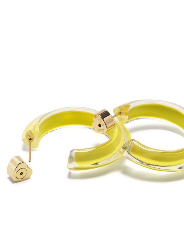 Browns Alison Lou Gold-Plated Jelly Small Hoop Earrings | Browns Earrings