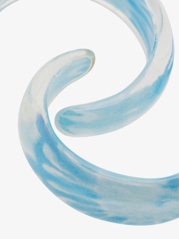 Browns Alison Lou Gold-Plated Jelly Tie-Dye Hoop Earrings | Browns Earrings