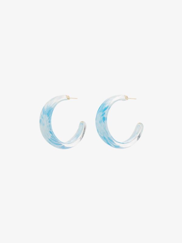 browns Alison Lou Gold-Plated Jelly Tie-Dye hoop earrings | Browns Earrings