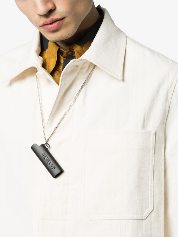 Browns AMBUSH Lighter Pendant Necklace | Browns Necklaces