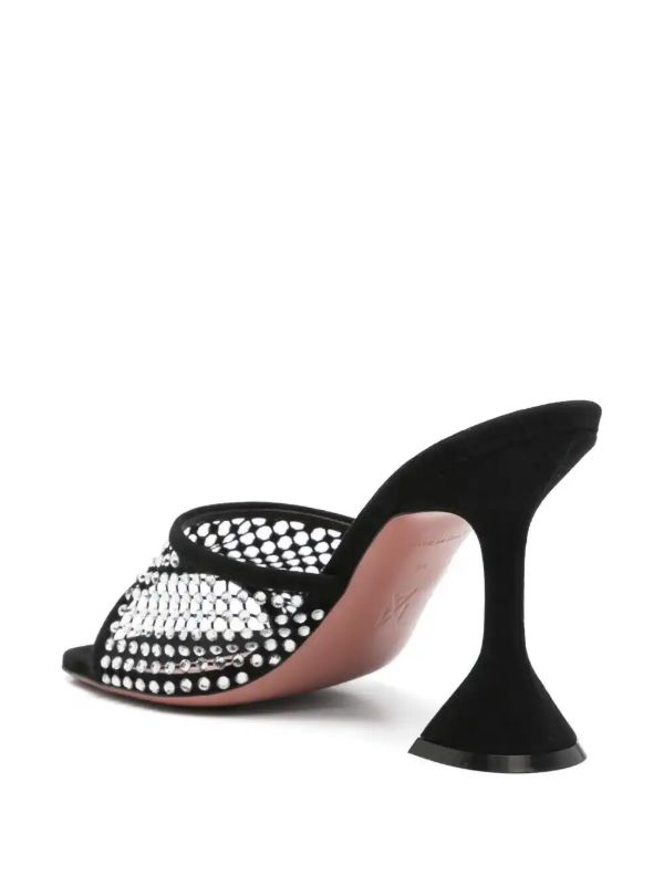Browns Amina Muaddi 100mm Lupita Sandals | Browns Sandals