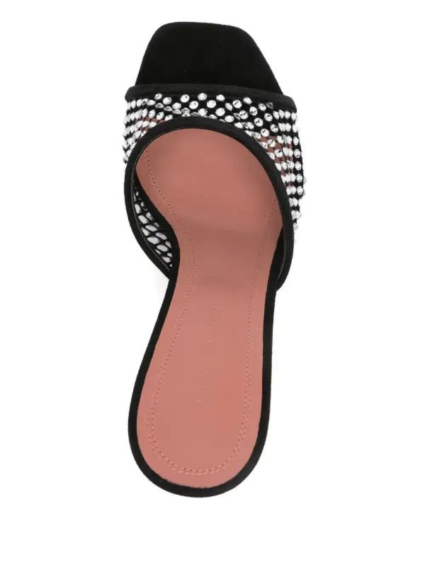 Browns Amina Muaddi 100mm Lupita Sandals | Browns Sandals