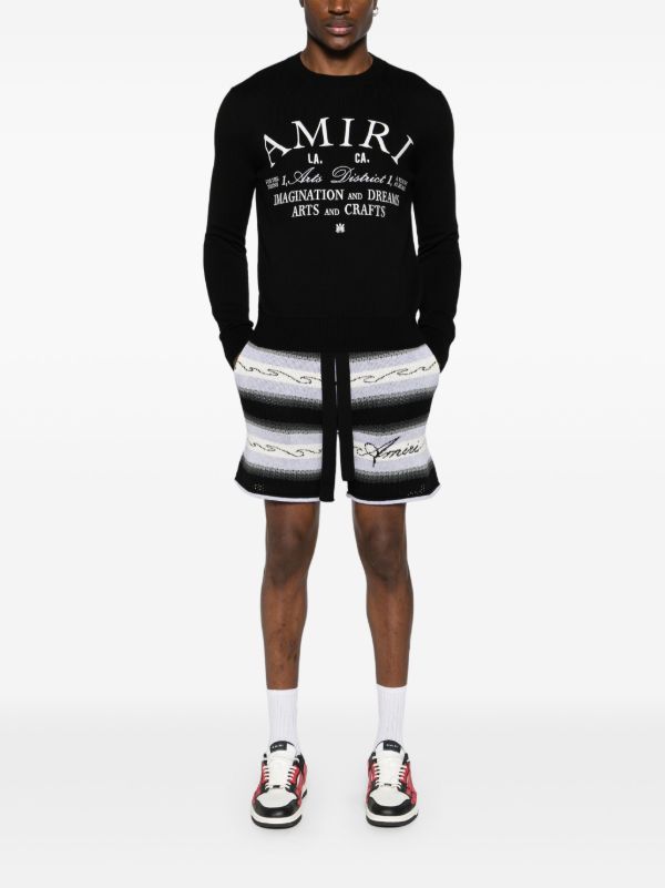Browns AMIRI Black Arts District Cotton Sweatshirt | Browns Sweatshirts