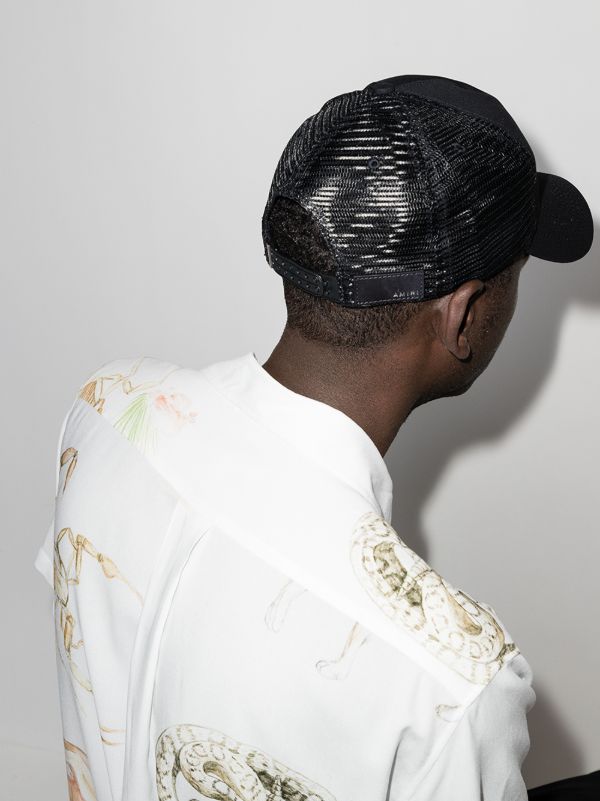 Browns AMIRI Black Core Logo Trucker Hat | Browns Hats
