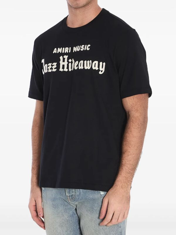 Browns AMIRI Black Jazz Hideway T-Shirt | Browns T-Shirts