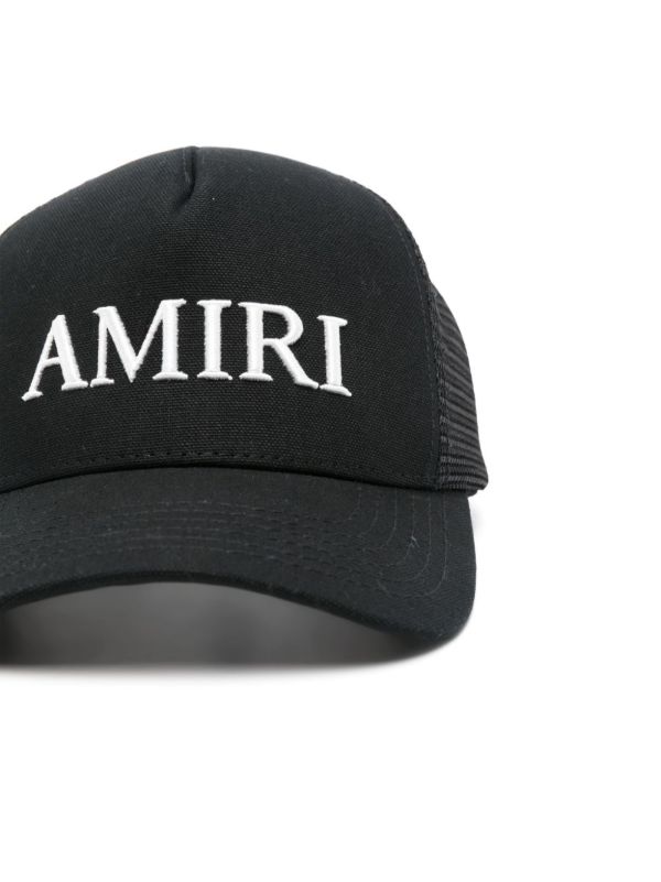 Browns AMIRI Black Logo-Embroidered Cap | Browns Hats