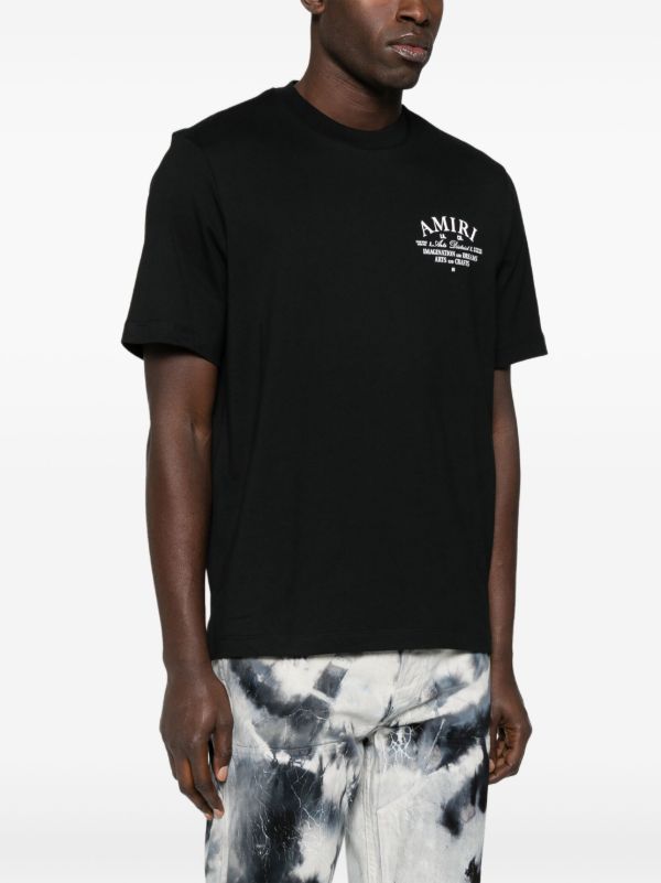Browns AMIRI Black Logo-Print T-Shirt | Browns T-Shirts