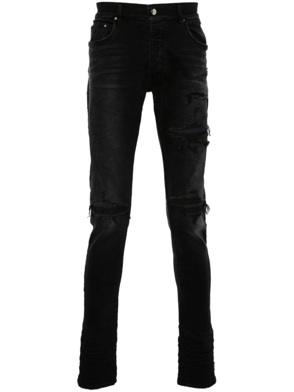 browns AMIRI Black Ripped Skinny Jeans | Browns Skinny Jeans