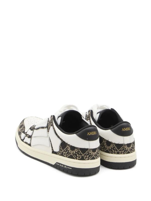 Browns AMIRI Black Skel-Top Sneakers | Browns Low-Tops