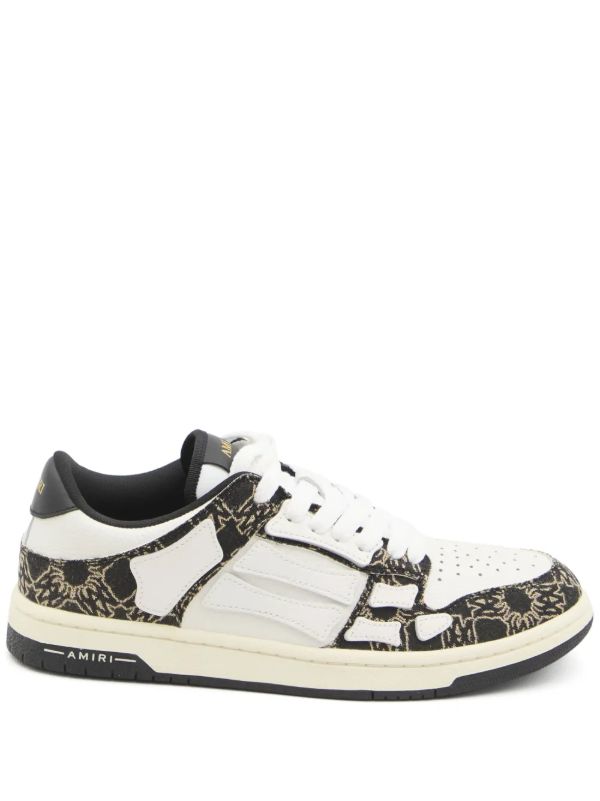 browns AMIRI Black Skel-Top Sneakers | Browns Low-Tops