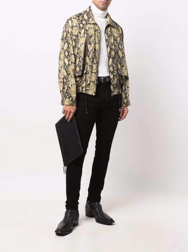 Browns AMIRI Black Stack Skinny Jeans | Browns Skinny Jeans