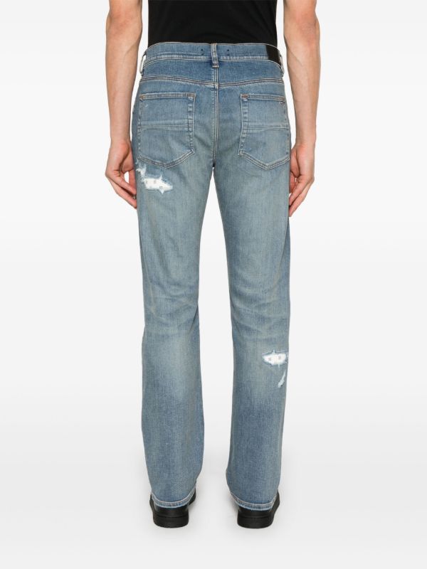 Browns AMIRI Blue Distressed Jeans | Browns Slim-Fit Jeans