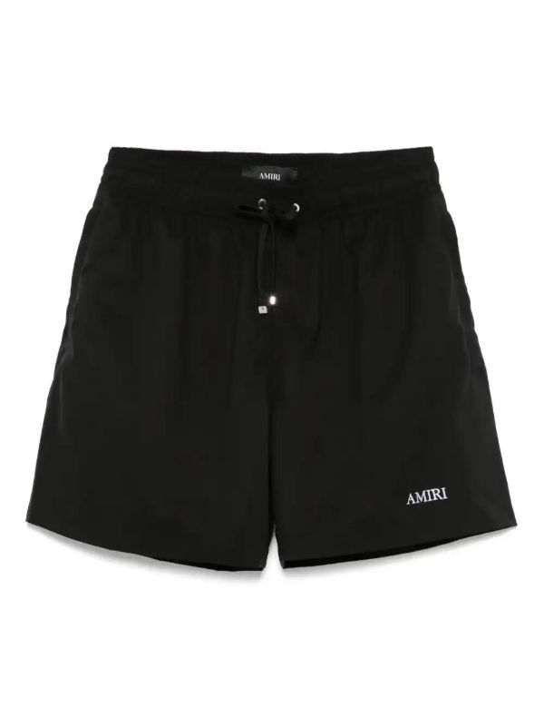browns AMIRI embroidered-logo swim shorts | Browns Swim & Board Shorts