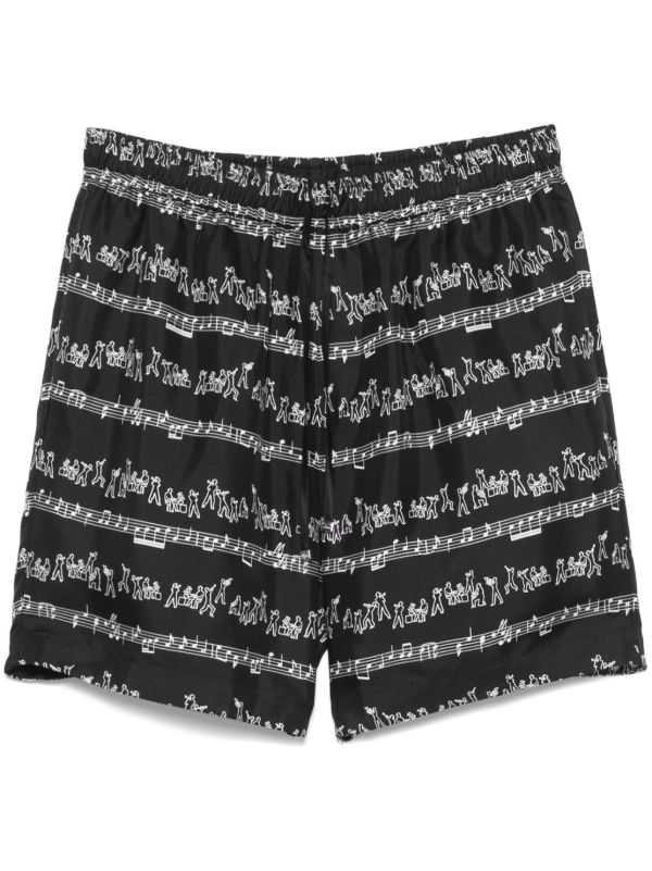 browns AMIRI Graphic-Print Shorts | Browns Deck Shorts