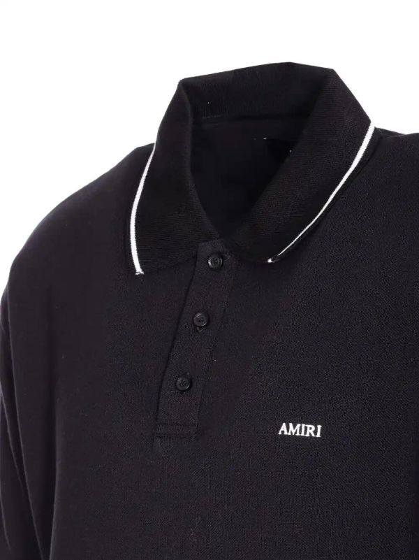 Browns AMIRI Logo-embroidered Polo Shirt | Browns Polo Shirts