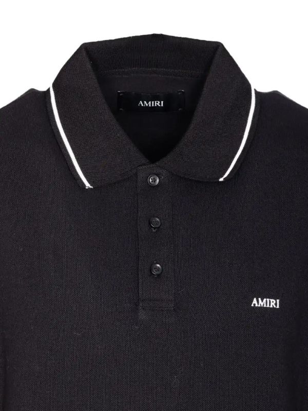 Browns AMIRI Logo-embroidered Polo Shirt | Browns Polo Shirts