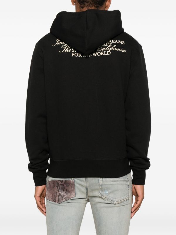 Browns AMIRI Logo-plaque Zip-up Hoodie | Browns Hoodies