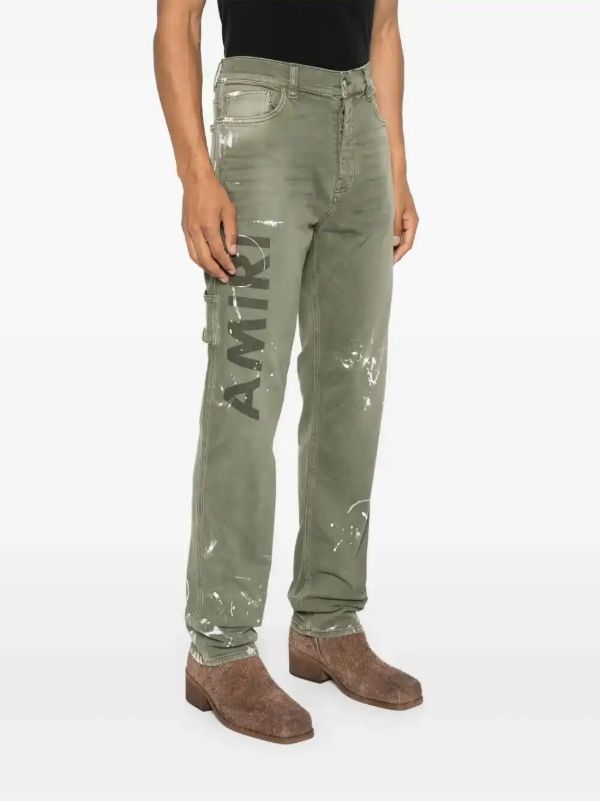 Browns AMIRI Logo-print Jeans | Browns Slim-Fit Jeans