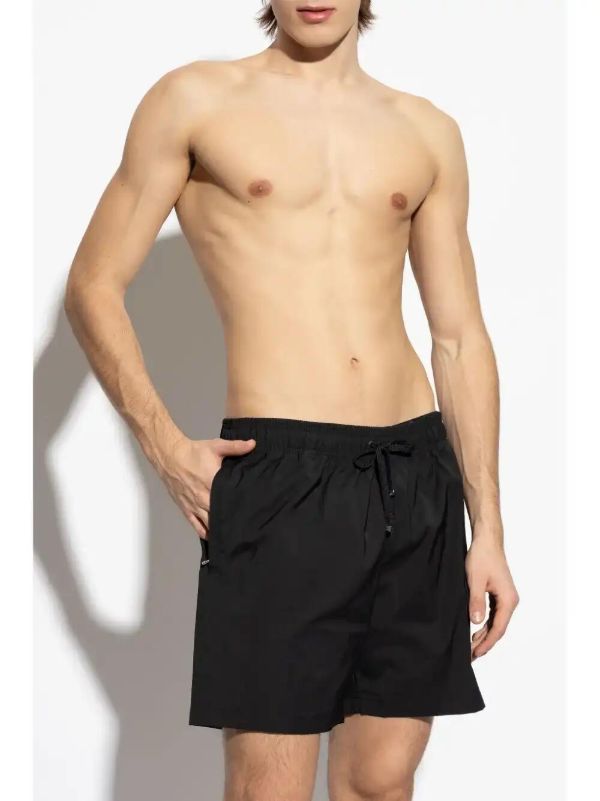 Browns AMIRI Logo-print Swim Shorts | Browns Swim & Board Shorts