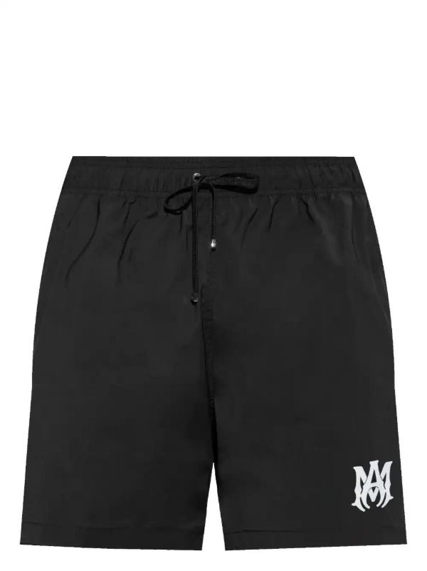 browns AMIRI logo-print swim shorts | Browns Swim & Board Shorts