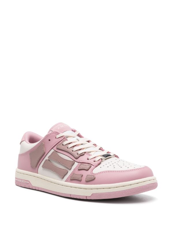 Browns AMIRI Pink Skel Top Panelled Sneakers | Browns Sneakers