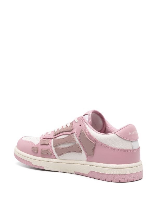 Browns AMIRI Pink Skel Top Panelled Sneakers | Browns Sneakers