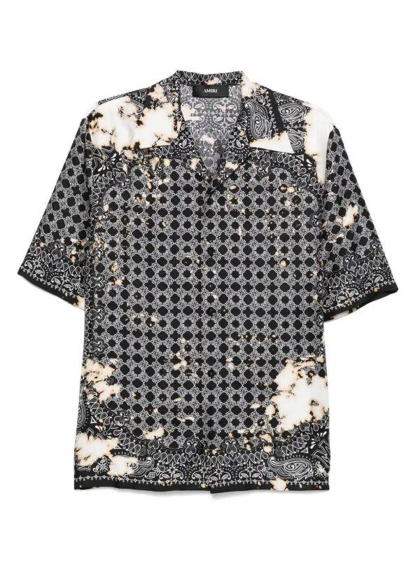 browns AMIRI silk bandana-print shirt | Browns Shirts