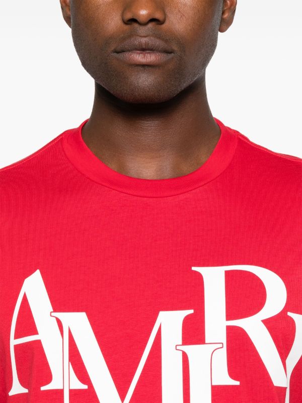Browns AMIRI Staggered Logo-print T-shirt | Browns T-Shirts