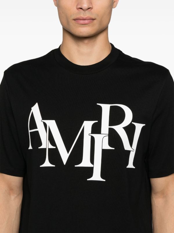 Browns AMIRI Staggered Logo T-shirt | Browns T-Shirts