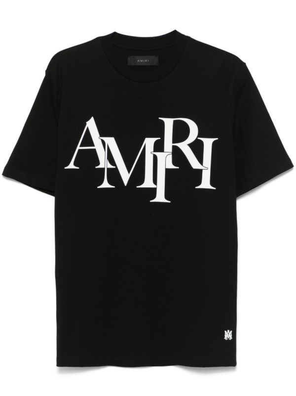 browns AMIRI Staggered Logo T-shirt | Browns T-Shirts