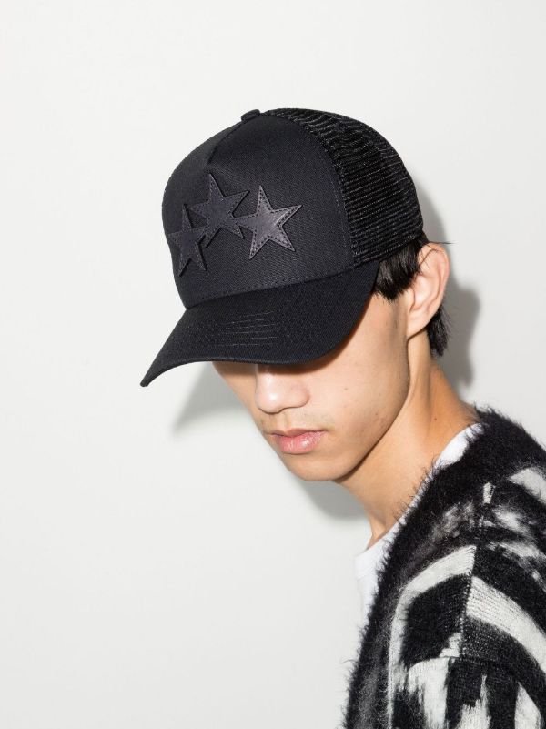 Browns AMIRI Three Star Patch Trucker Hat | Browns Hats