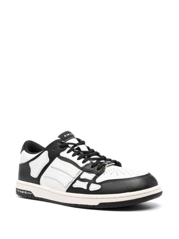 Browns AMIRI White Skel Top Panelled Sneakers | Browns Low-Tops