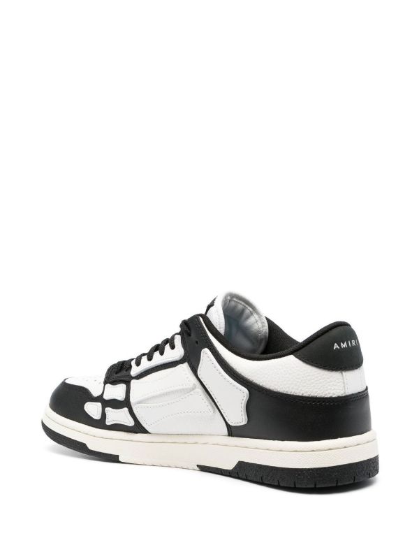 Browns AMIRI White Skel Top Panelled Sneakers | Browns Low-Tops
