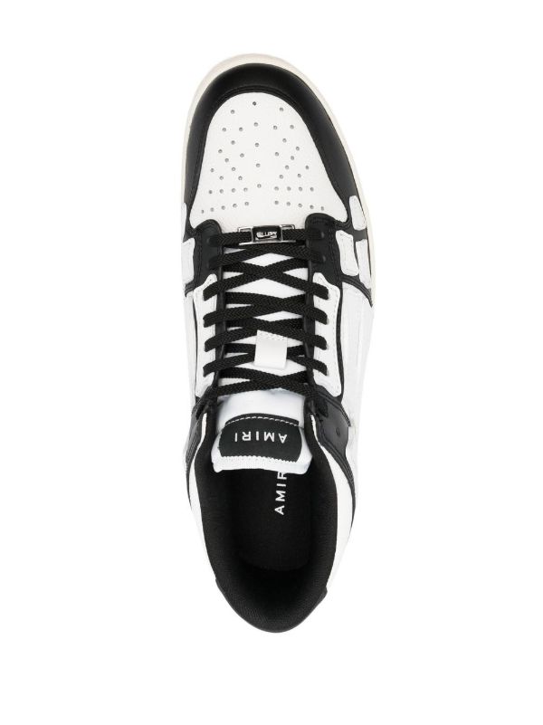 Browns AMIRI White Skel Top Panelled Sneakers | Browns Low-Tops