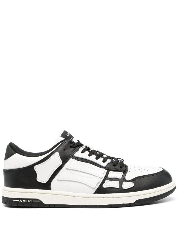 browns AMIRI White Skel Top Panelled Sneakers | Browns Low-Tops