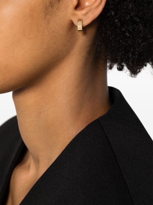 Browns Anita Ko 18K Yellow Gold Huggie-Hoop Earrings | Browns Fine Rings