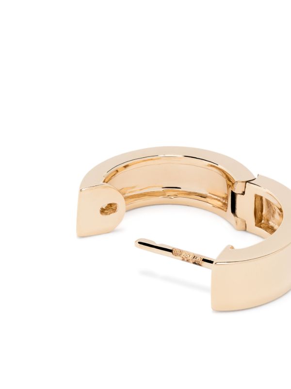 Browns Anita Ko 18K Yellow Gold Huggie-Hoop Earrings | Browns Fine Rings