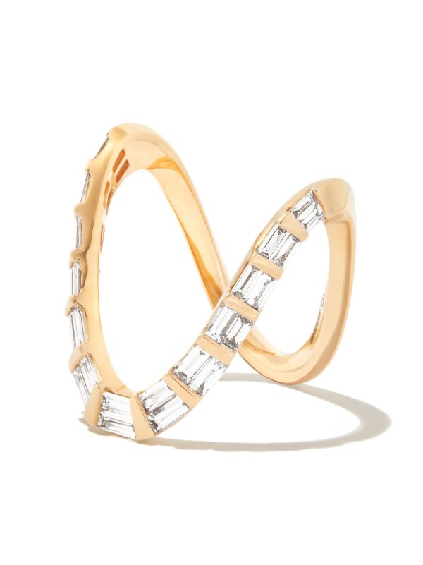 browns Anita Ko 18K yellow gold Ulla diamond ring | Browns Fine Rings