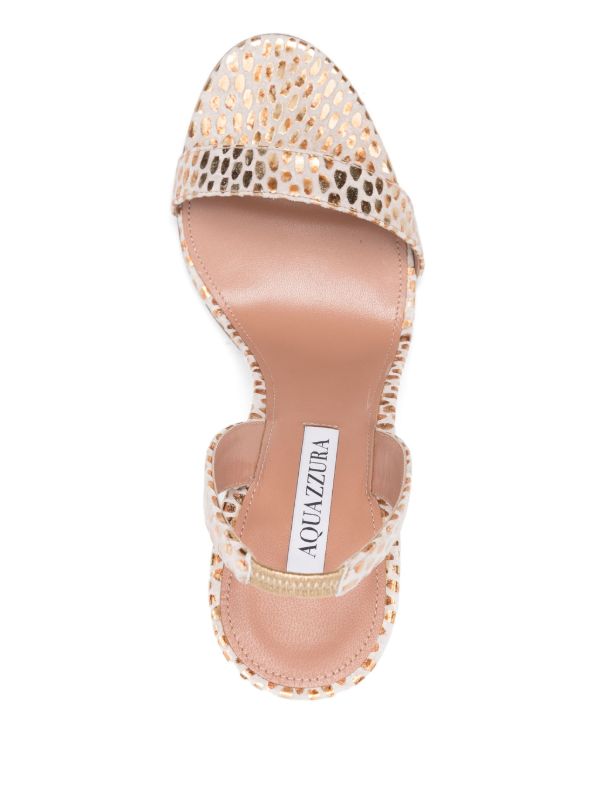 Browns Aquazzura 105mm So Nude Sandals | Browns Sandals